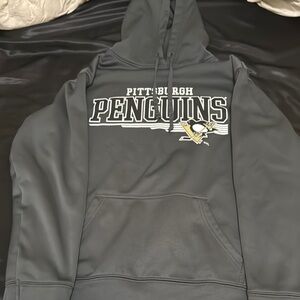 Pittsburgh Penguins Hockey Grey Hoodie/Sweatshirt Men’s Small